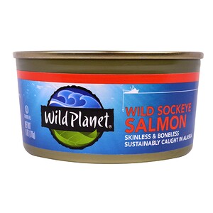 Отзывы о Вайлд Планет, Wild Sockeye Salmon, Skinless & Boneless, 6 oz (170 g)