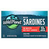 Wild Planet, Sardines sauvages à l'eau, Sans sel ajouté, 125 g