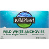 Wild Planet, Anchoas blancas silvestres en aceite de oliva extra virgen, 4,4 oz (125 g)