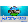 Wild Planet, Anchoas blancas silvestres en agua con sal marina, 4.4 oz (125 g)