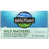 Wild Planet‏, Wild Mackerel, Skinless & Boneless Fillets in Extra Virgin Olive Oil, 4.4 oz (125 g)