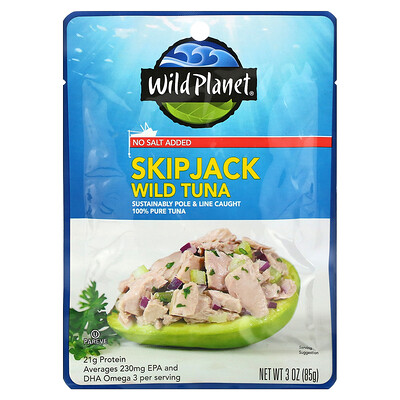 Wild Planet Дикий тунец, 85 г (3 унции)