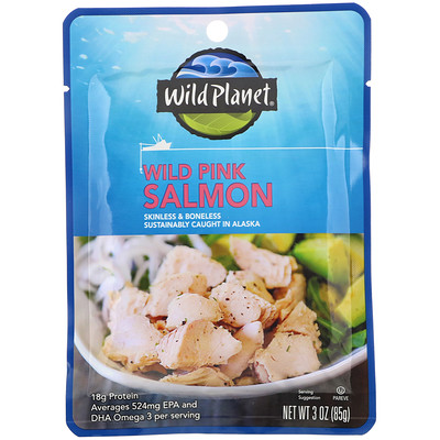 Купить Wild Planet Wild Pink Salmon, 3 oz (85 g)