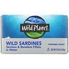 Wild Planet‏, Wild Sardines, Skinless & Boneless Fillets in Water, 4.25 oz (120 g)