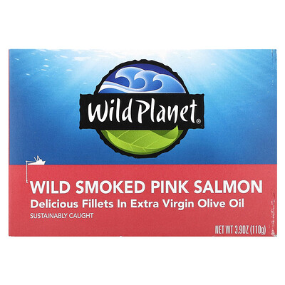 

Wild Planet Wild Smoked Pink Salmon 3.9 oz (110 g)