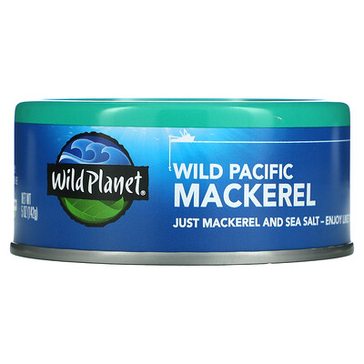 Купить Wild Planet Wild Pacific Mackerel, 5 oz (142 g)