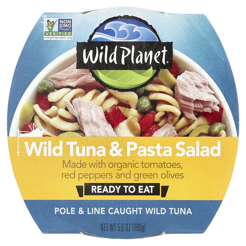 Wild Planet, Wild Tuna & Pasta Salad, 5.6 oz (160 g)