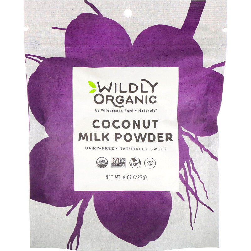 Wildly Organic, Prašek iz kokosovega mleka, 8 oz (227 g)