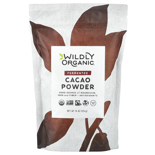 Wildly Organic Fermented Cacao Powder, 16 oz (454 g)