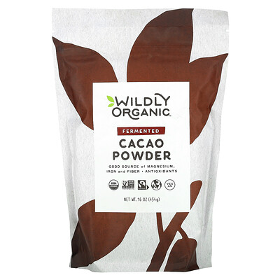 Product Image for Wildly Organic, Fermented Cacao Powder, 16 oz (454 g)