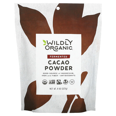 Wildly Organic Ферментированный порошок какао, 227 г (8 унций)