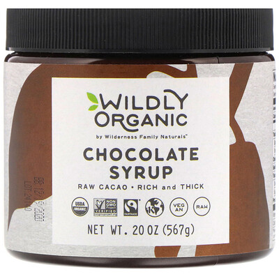 Wildly Organic Chocolate Syrup, 20 oz (567 g)