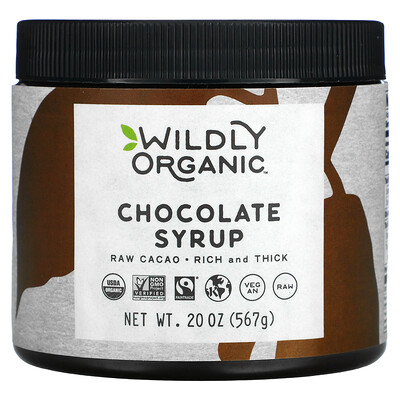 Купить Wildly Organic Chocolate Syrup, 20 oz (567 g)