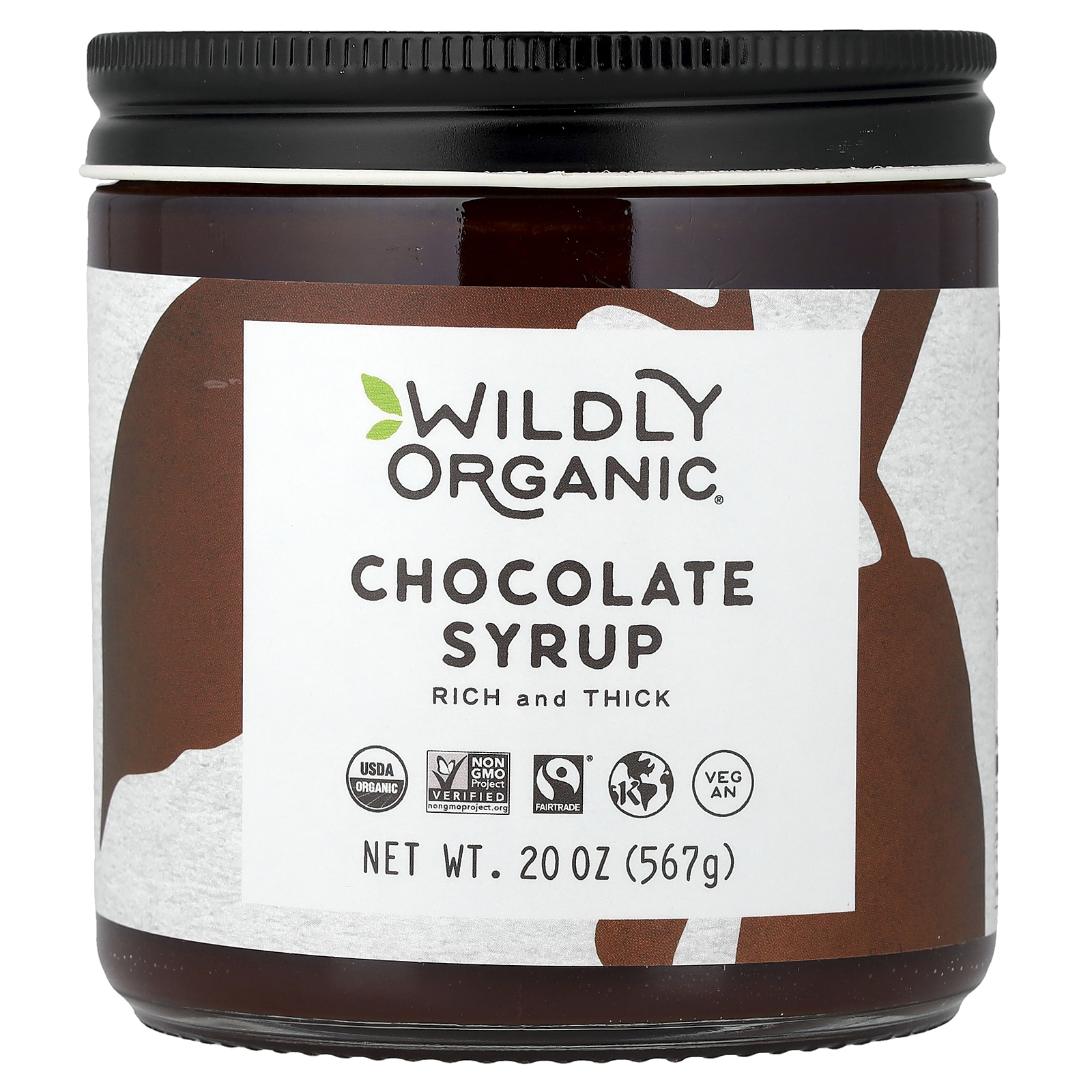 Wildly Organic (와일들리 오가닉), 초콜릿 시럽, 567g(20oz)