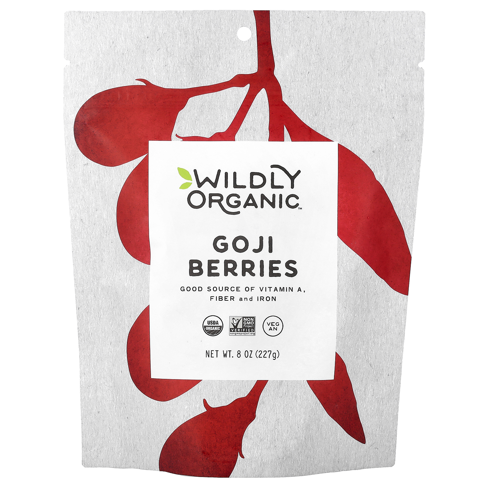 Wildly Organic (와일들리 오가닉), 구기자, 227g(8oz)