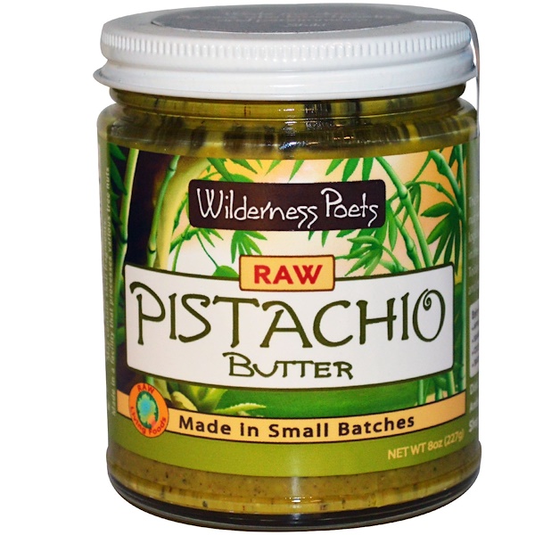 Wilderness Poets, Raw Pistachio Butter, 8 oz (227 g)