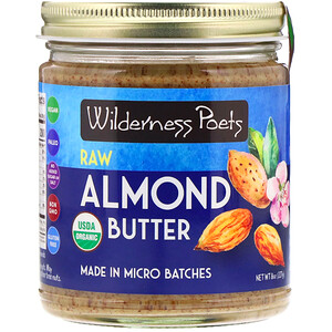 Отзывы о Вилдернес Поэтс, Organic Raw Almond Butter, 8 oz (227 g)