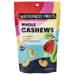 Wilderness Poets, 有機全腰果，8 盎司（226 克）