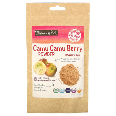 Купить Wilderness Poets Camu Camu Berry Powder, 3.5 oz (99 g)