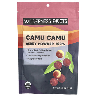 Wilderness Poets, Camu-Camu-Beeren-Pulver, 99 g (3,5 oz.)