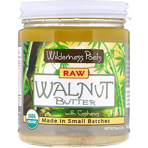 Отзывы о Вилдернес Поэтс, Raw Walnut Butter with Cashews, 8 oz (227 g)