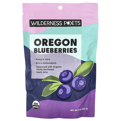 Wilderness Poets, Arándanos de Oregón, 226 g (8 oz)