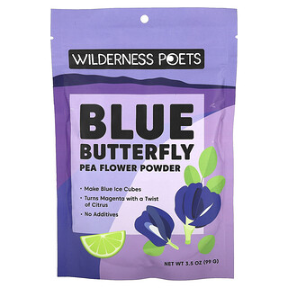 Wilderness Poets, Blue Butterfly Pea Flower Powder, 3.5 oz (99 g)