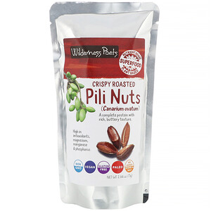 Отзывы о Вилдернес Поэтс, Crispy Roasted Pili Nuts, 2.64 oz (75 g)