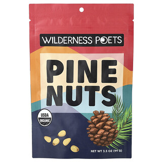 Wilderness Poets, Ekologiska pinjenötter, 3.5 oz (99 g)