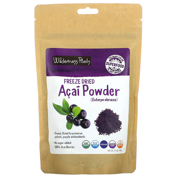 Freeze Dried Acai Powder, 3.5 oz (99 g)