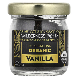 Wilderness Poets, 全正有机香草粉，0.5 盎司（14 克）