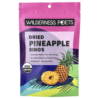Wilderness Poets, Kurutulmuş Ananas Halkası, 170 g (6 oz)