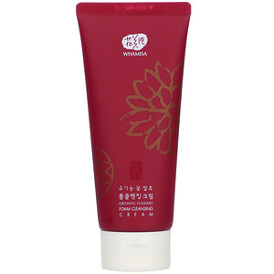 Отзывы о Whamisa, Organic Flowers, Foam Cleansing Cream, 6.7 fl oz (200 ml)