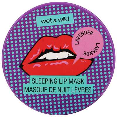 Wet n Wild Perfect Pout Sleeping Lip Mask, Lavender, 0.21 oz (6 g)