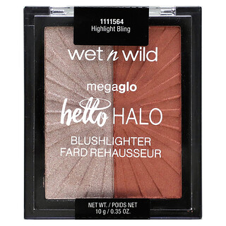 wet n wild, MegaGlo，Hello Halo Blushlighter，1111564 高光閃閃，0.35 盎司（10 克）