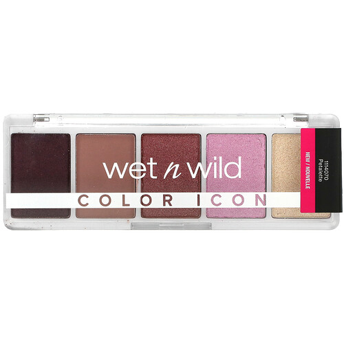 wet n wild, Color Icon, 5-Pan-Lidschattenpalette, 1114070 Petalette, 6 g (0,21 oz.)