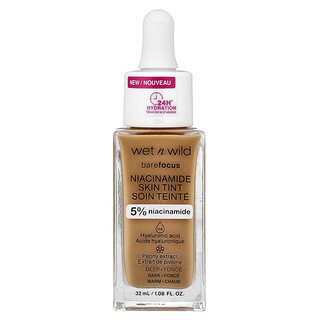 wet n wild, Barefocus, Niacinamid Cilt Tonu, 1116325 Derin, 1,08 fl oz (32 ml)