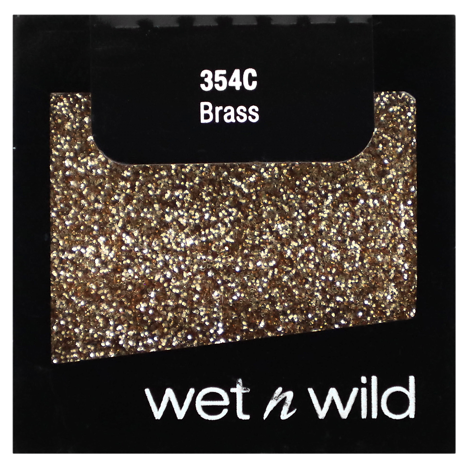 Glitter Single, 354C Brass, 0.05 oz (1.4 g) - Picture 1 of 4