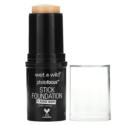 

Wet n Wild, PhotoFocus Stick Foundation, Classic Ivory, 0.42 oz (12 g)