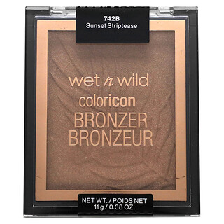 wet n wild, Color Icon 古铜色化妆品，742B 日落渐变色，0.38 盎司（11 克）