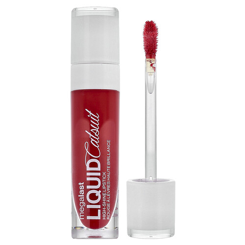 Wet n wild, MegaLast, Catsuit líquido, Lápiz labial de alto brillo, 968A Bad Girl's Club, 5,7 g (0,2 oz)