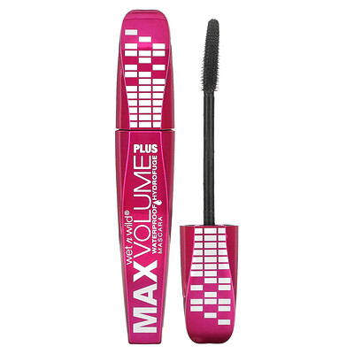 

Wet n Wild Max Volume Plus Waterproof Mascara Amp'd Black 0.27 fl oz (8 ml)