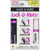 Wet n Wild, Тушь для ресниц Lash-O-Matic Mascara + комплект с фиброй для удлинения ресниц Fiber Extension Kit, отенок Very Black, 11 мл