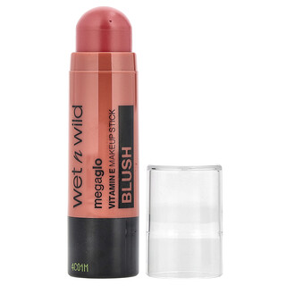 wet n wild, MegaGlo, Barra de maquillaje con vitamina E, Rubor, Mayoría floral 803, 1 unidad