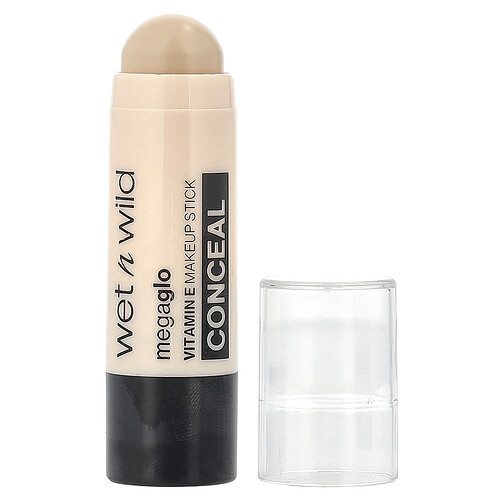 wet n wild, MegaGlo, Vitamin E Makeup Stick, Make-up-Stick mit Vitamin E, Conceal, 807 Follow Your Bisque, 1 Stück