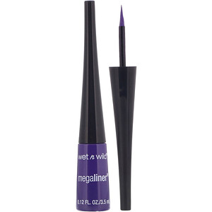Отзывы о Wet n Wild, MegaLiner Liquid Eyeliner, Electric Purple, 0.12 fl oz (3.5 ml)