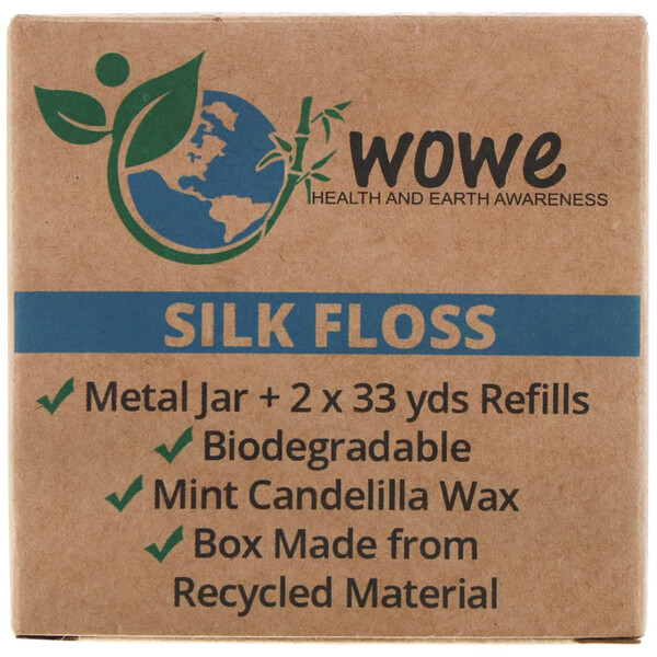 Wowe‏, Silk Floss, Metal Jar + 2 Refills