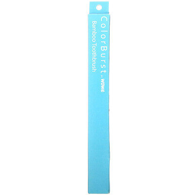 

Wowe, ColorBurst, Bamboo Toothbrush, Blue, 1 Toothbrush