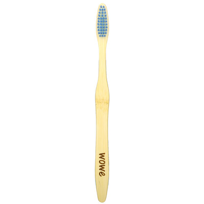 Wowe ColorBurst, Bamboo Toothbrush, Blue, 1 Toothbrush