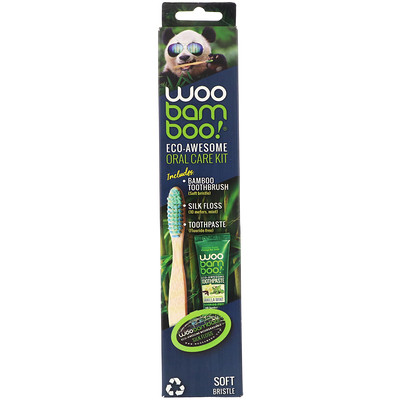 

Woobamboo Набор для ухода за ротовой полостью Eco-Awesome, 1 набор